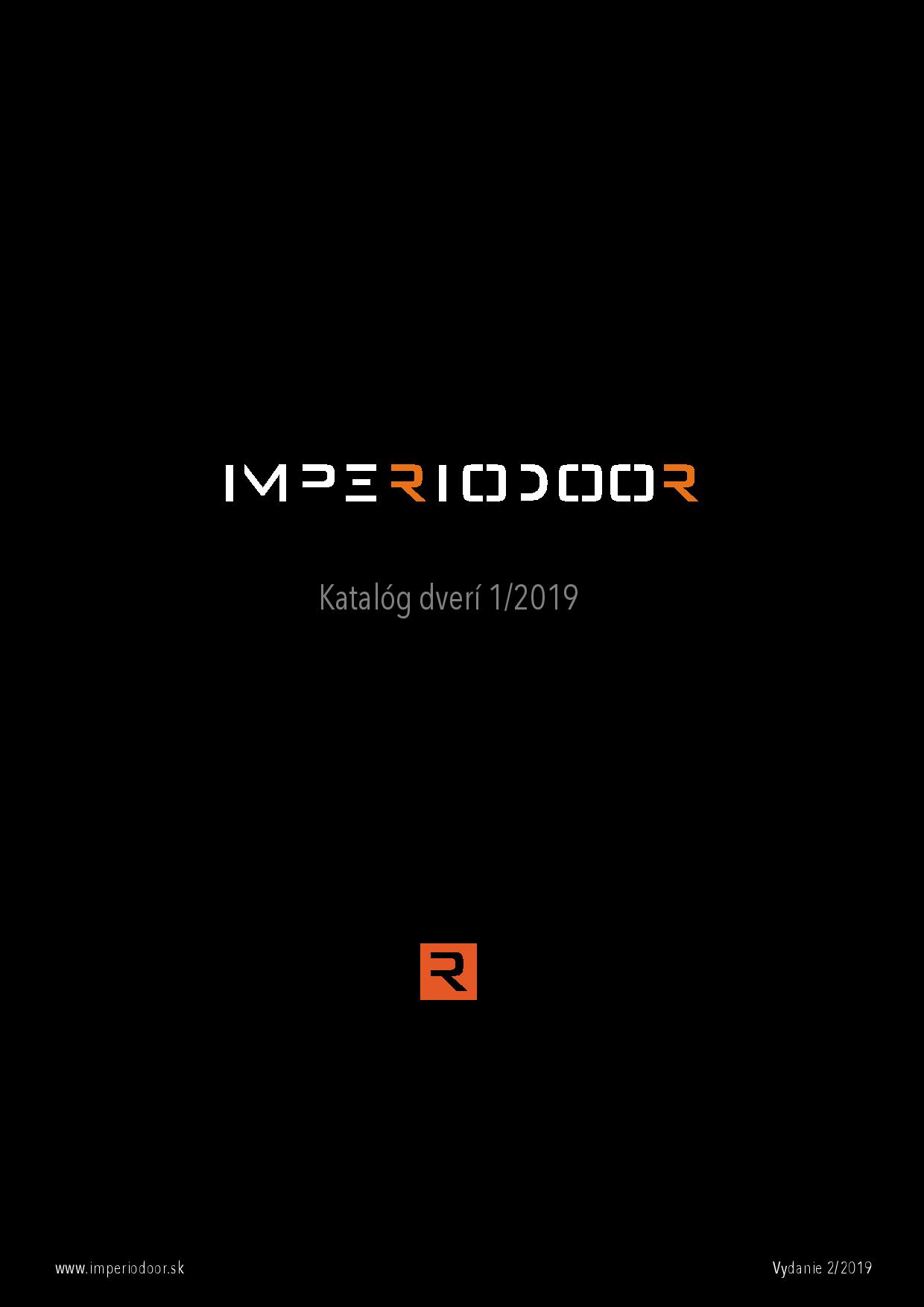 Imperiodoor Katalog 2019 Sk Cz-page-001